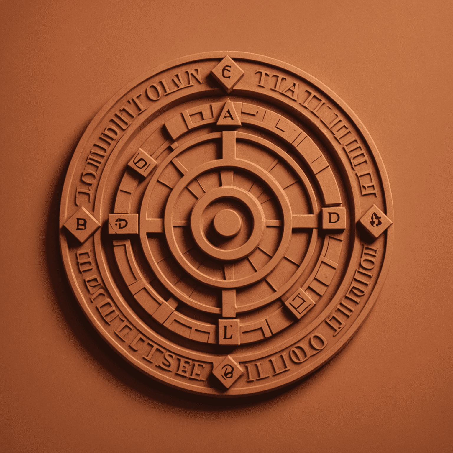 Tabletopsa logo featuring a stylized board game piece in warm terracotta tones