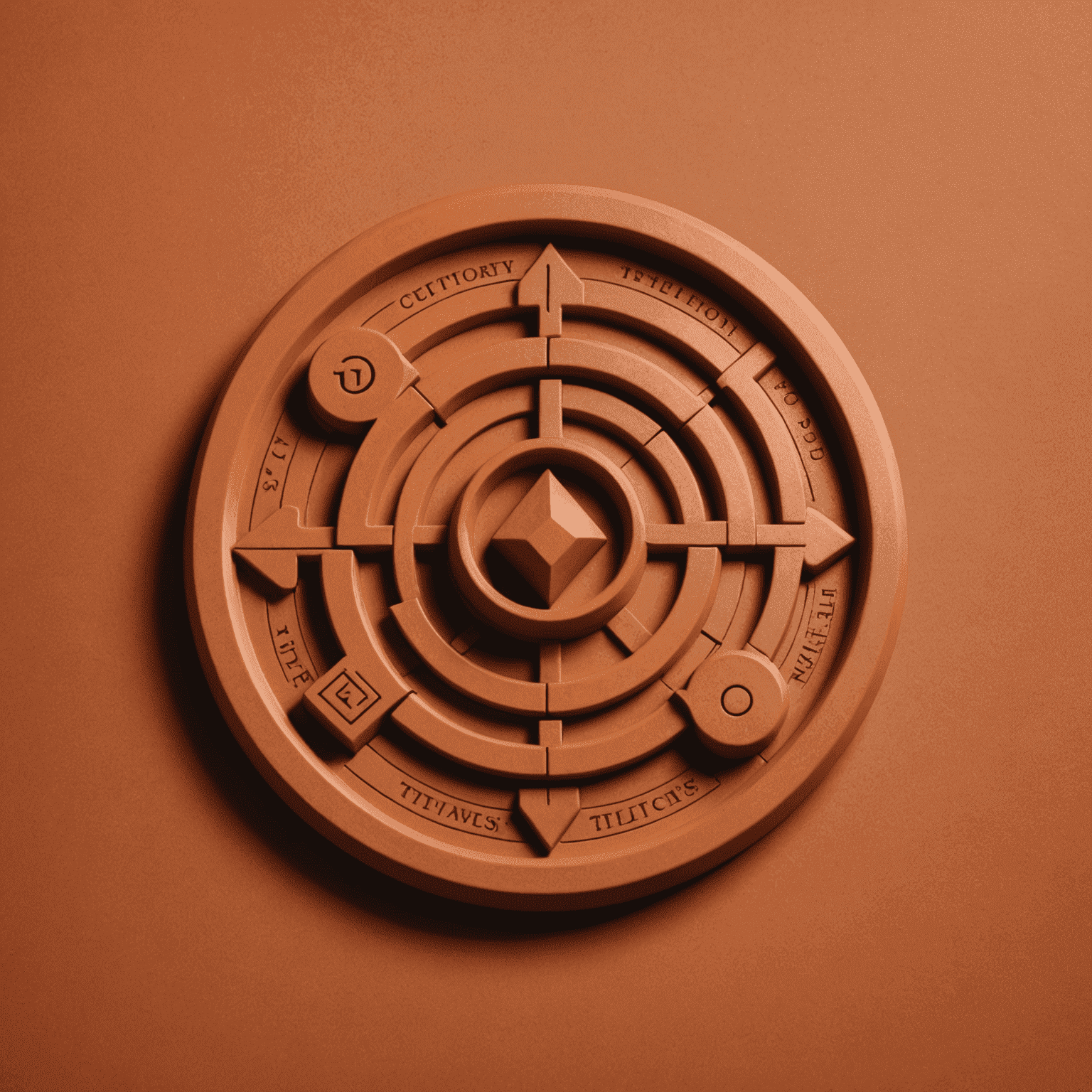 Tabletopsa logo featuring a stylized board game piece in warm terracotta tones