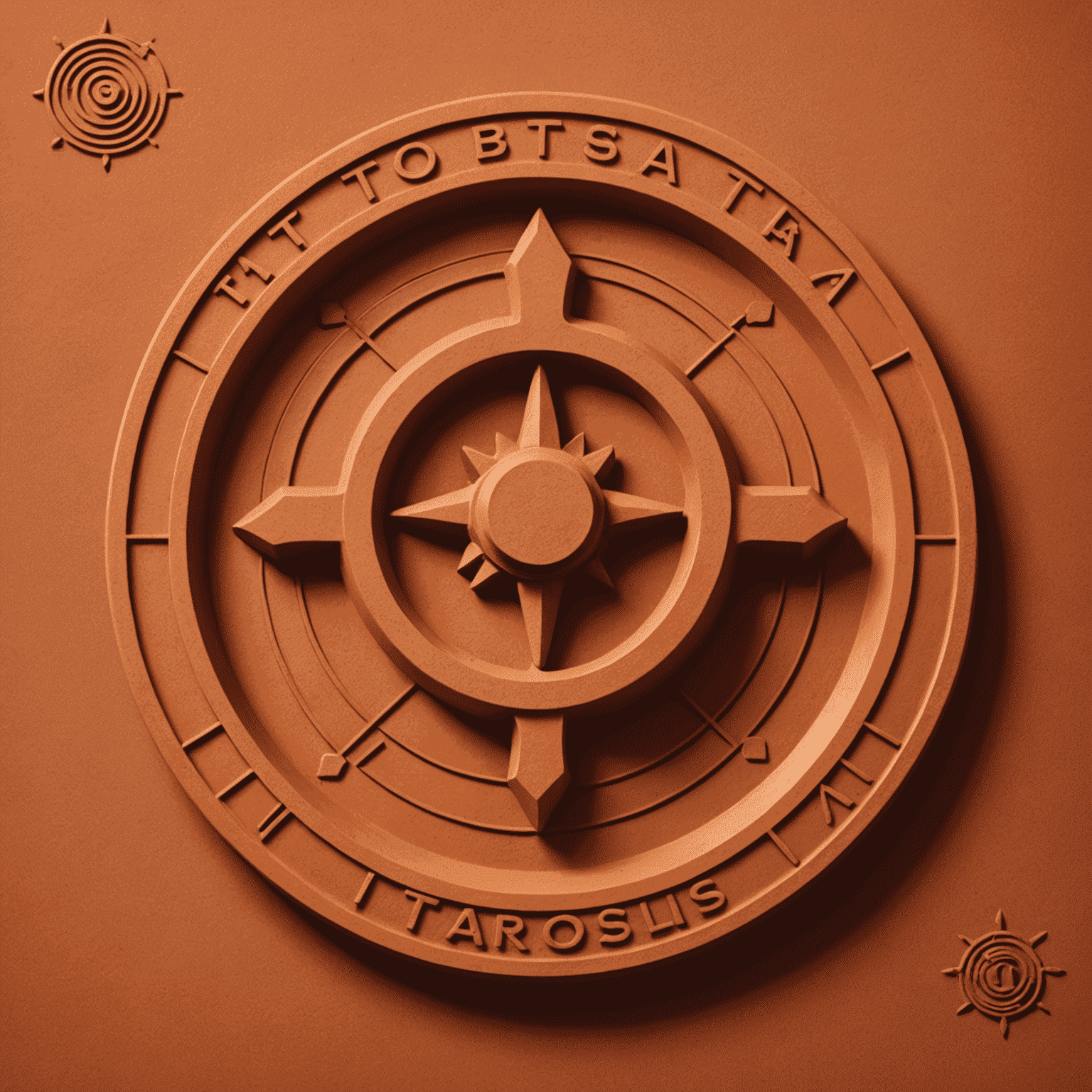 Tabletopsa logo featuring a stylized board game piece in warm terracotta tones