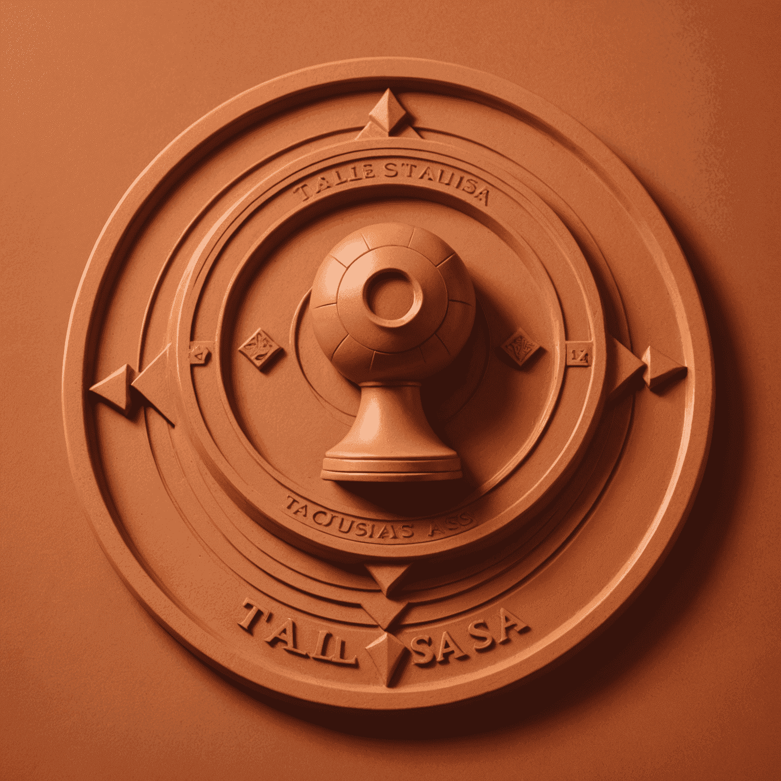 Tabletopsa logo featuring a stylized board game piece in warm terracotta tones